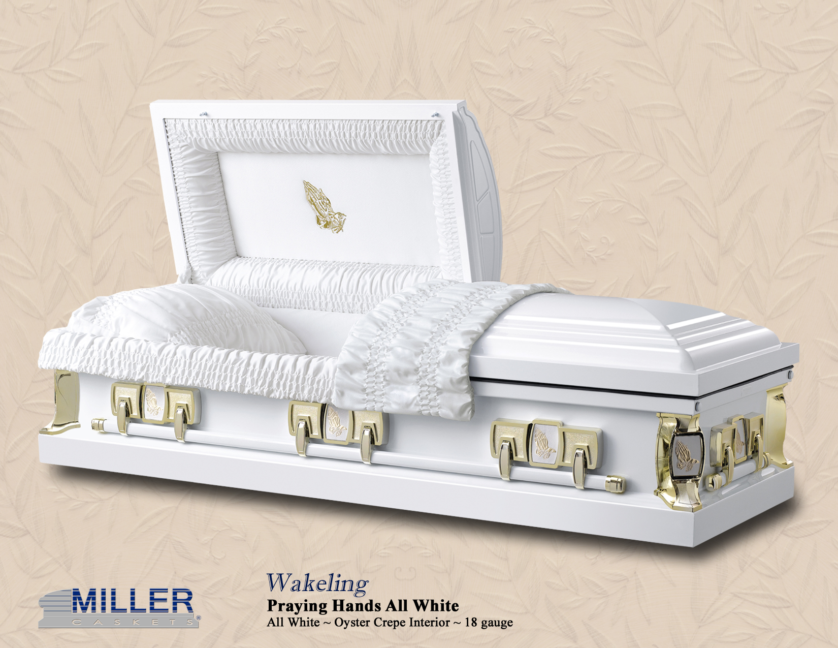 Wakeling Praying Hands All White